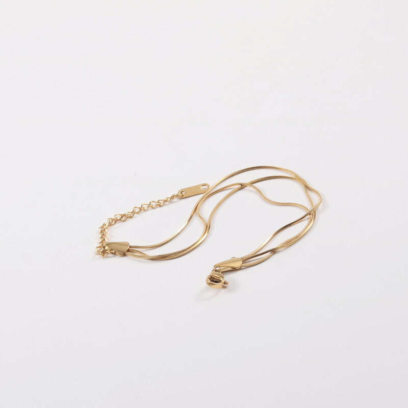 Golden toad charm bracelet titanium steel luxury
