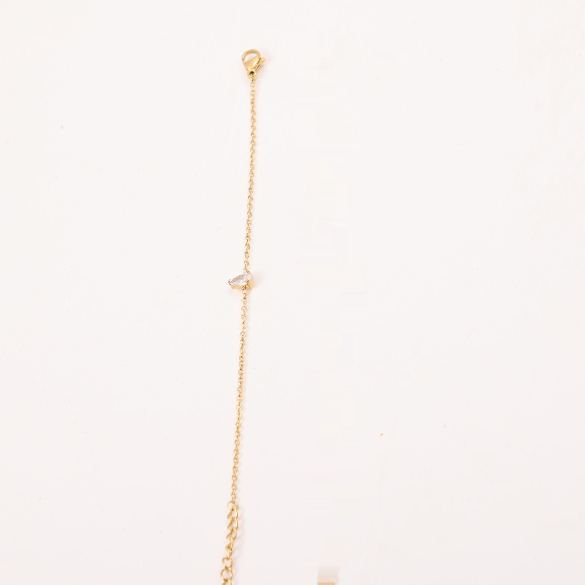 Titanium steel bracelet zircon geometric affordable
