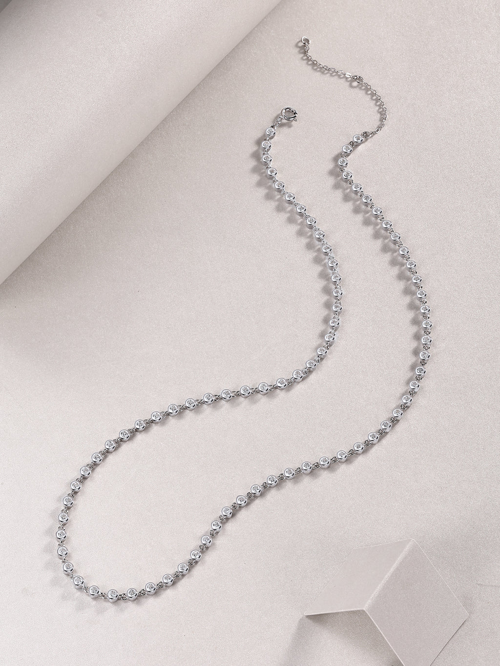 Heart-to-Heart Moissanite Pendant Necklace – 925 Sterling Silver & Platinum Plating